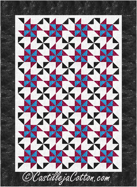 Double Pinwheel Quilt Pattern CJC-56631 - Paper Pattern