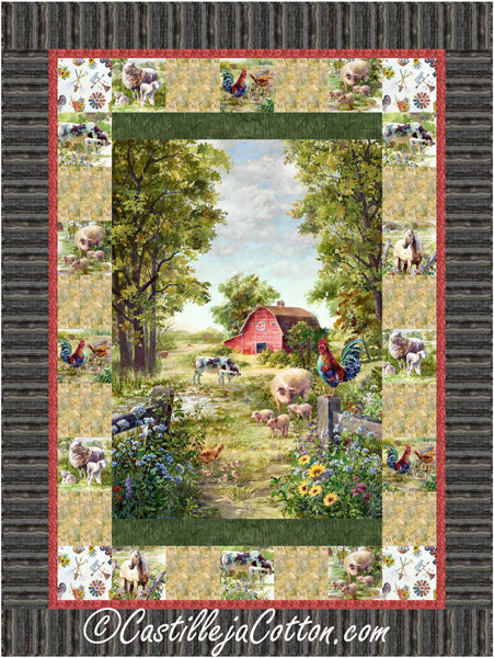 Farmyard Quilt Pattern CJC-56641 - Paper Pattern