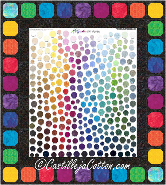 Rainbow Circles Quilt CJC-56761e - Downloadable Pattern