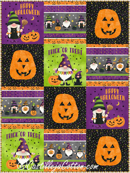 Gnomes Halloween Wall Hanging Pattern CJC-56831 - Paper Pattern