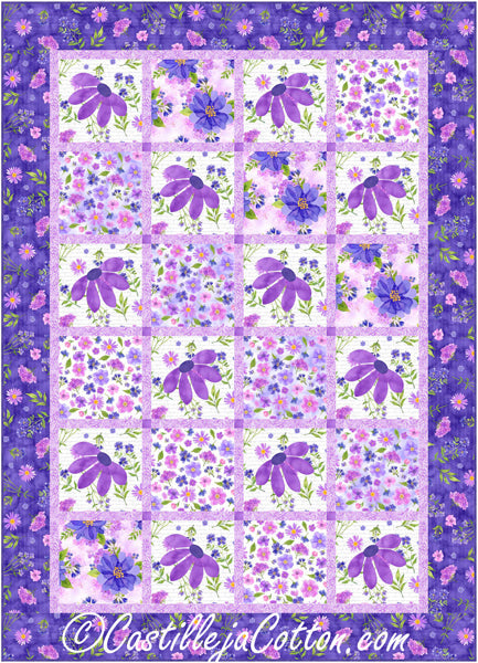 Fresh Flowers Quilt Pattern CJC-56861 - Paper Pattern