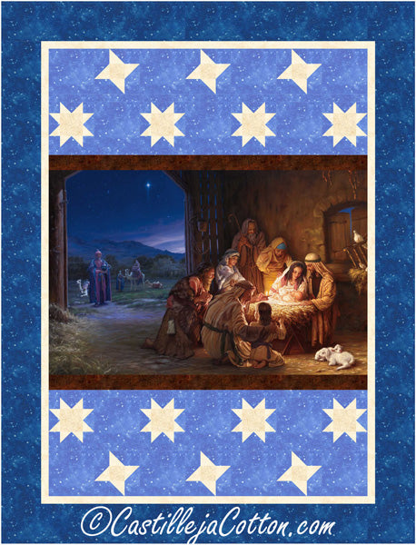 Starry Nativity Quilt CJC-56871e - Downloadable Pattern