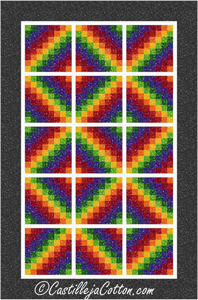 Starry Squares Quilt CJC-56971e - Downloadable Pattern