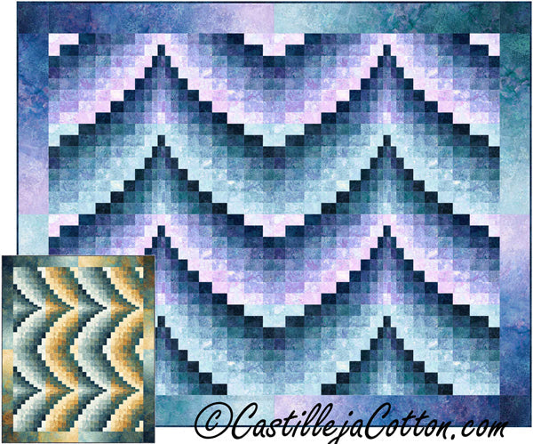 Double Rising Peaks Quilt CJC-57160e - Downloadable Pattern