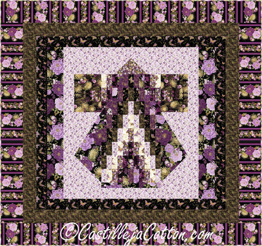 Bargello Kimono King Quilt CJC-57171e - Downloadable Pattern