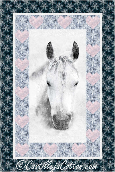 Love My Grey Horse Quilt Pattern CJC-57331 - Paper Pattern