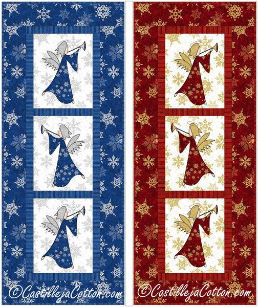 Musical Angels Wall Hanging/Table Runner Pattern CJC-57390 - Paper Pattern