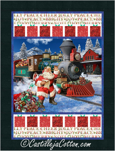 St. Nicks Train Quilt CJC-57401e - Downloadable Pattern