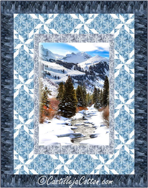 Snowflake Mountains Quilt Pattern CJC-57421 - Paper Pattern