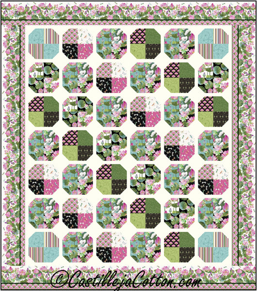 Water Lilies Ten Quilt Pattern CJC-57691 - Paper Pattern