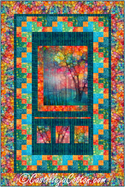 Surreal Trees Quilt Pattern CJC-57721 - Paper Pattern