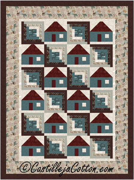 Outdoors and Cabins Quilt Pattern CJC-57781 - Paper Pattern