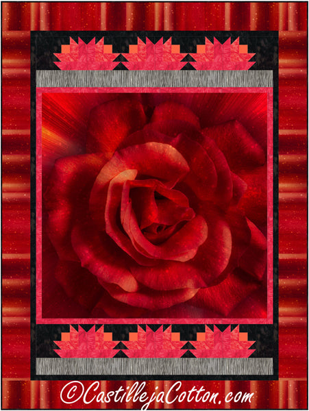 Roses Are Red Quilt CJC-57831e - Downloadable Pattern