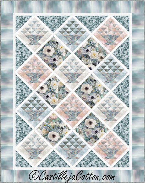 Blooming Baskets Quilt CJC-57841e - Downloadable Pattern