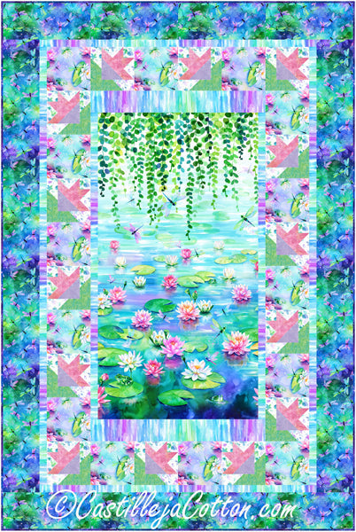 Waterlilies Lap Quilt Pattern CJC-57881 - Paper Pattern