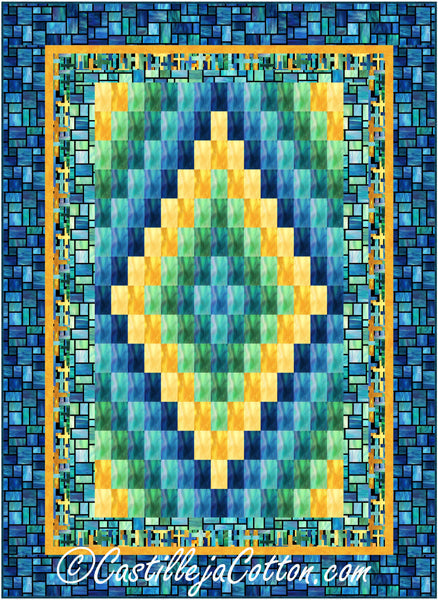 Eight Diamonds Quilt CJC-57951e - Downloadable Pattern