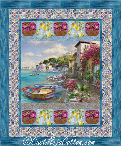 Mediterranean Village Quilt CJC-58271e - Downloadable Pattern