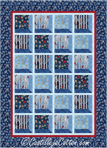 Birds Through My Windows Quilt Pattern CJC-58551 - Paper Pattern