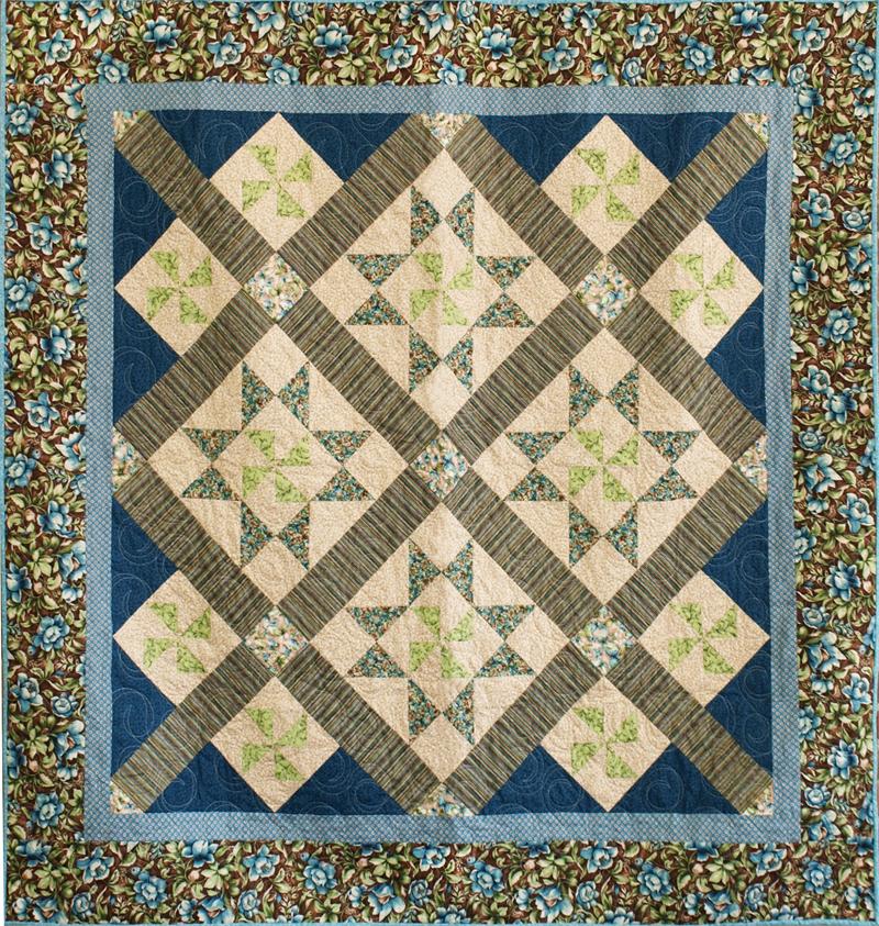 Turning Stars Quilt Pattern CMQ-120 - Paper Pattern