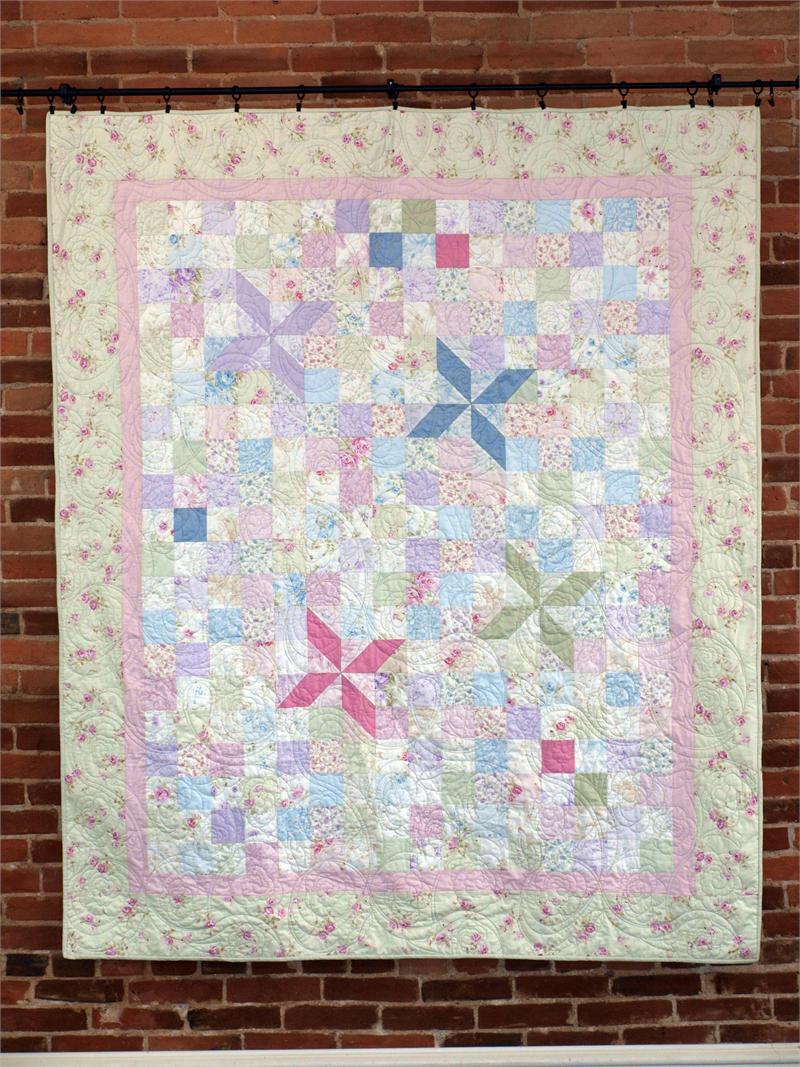 Simple Garden Quilt CMQ-124e - Downloadable Pattern