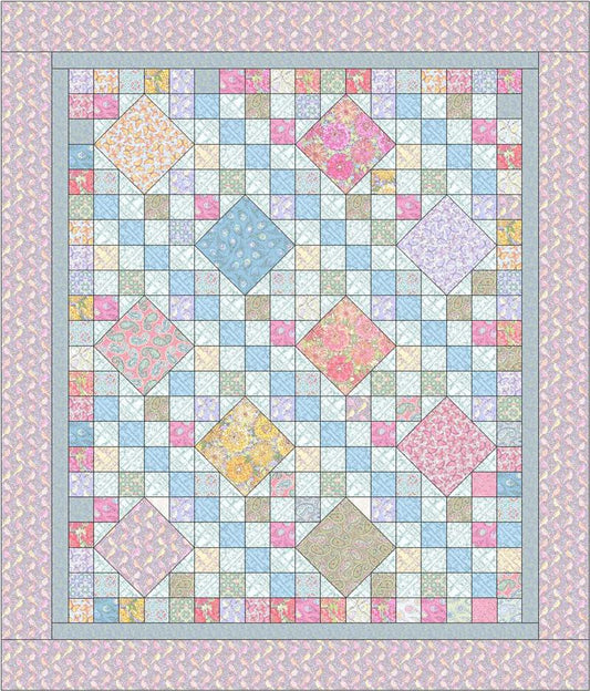 Victorian Medley Quilt Pattern CMQ-125 - Paper Pattern