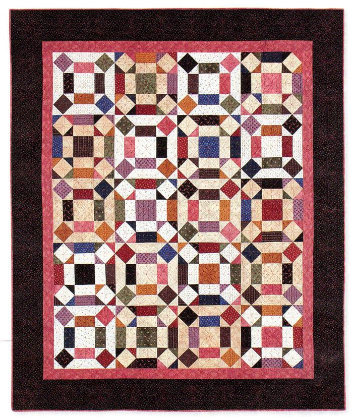 Broken Wheel Quilt CMQ-135e - Downloadable Pattern