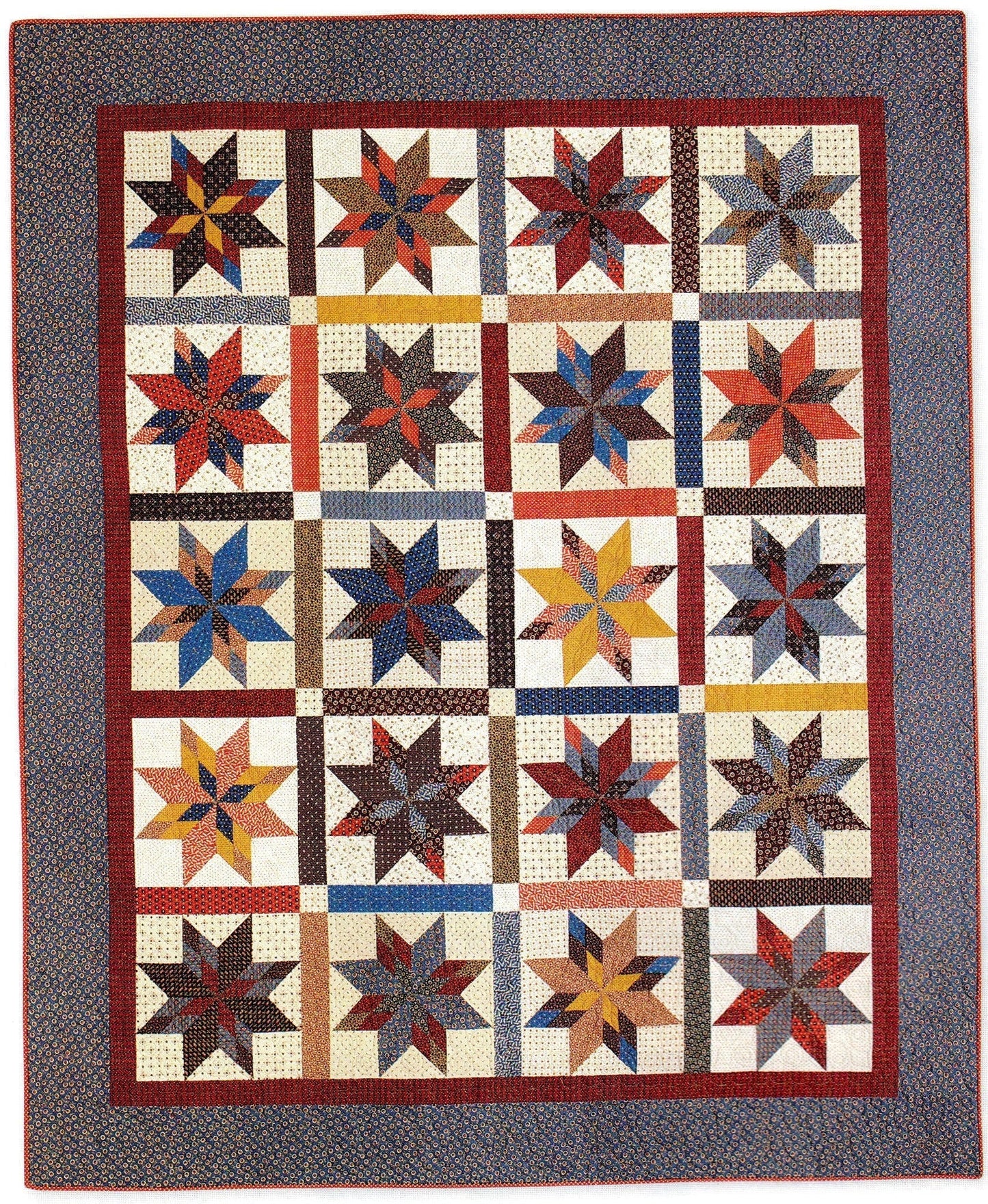 Blaze of Stars Quilt CMQ-136e - Downloadable Pattern