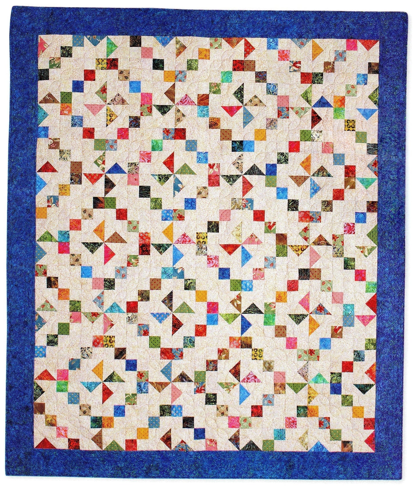 Ring Around the Pinwheel Quilt CMQ-137e - Downloadable Pattern