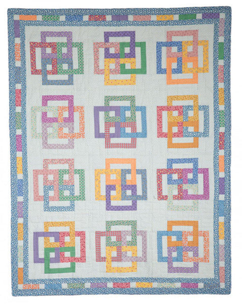 Woven Rings Quilt Pattern CMQ-140 - Paper Pattern