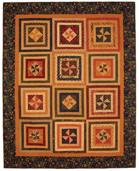 Pinwheel Song Quilt Pattern CMQ-144 - Paper Pattern