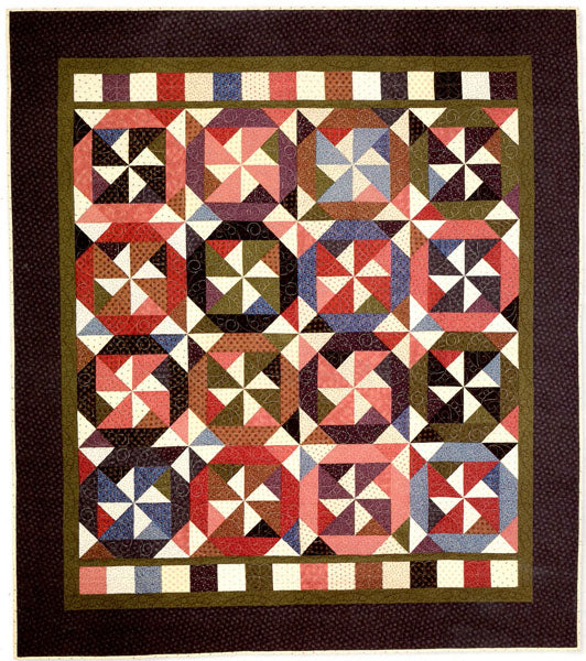 Windmill Garden Quilt CMQ-145e - Downloadable Pattern