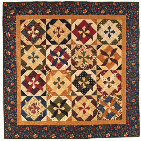 Prairie Petals Quilt CMQ-146e - Downloadable Pattern