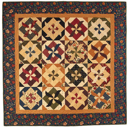 Prairie Petals Quilt Pattern CMQ-146 - Paper Pattern