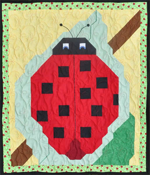 Ladybug Quilt CQ-001e - Downloadable Pattern