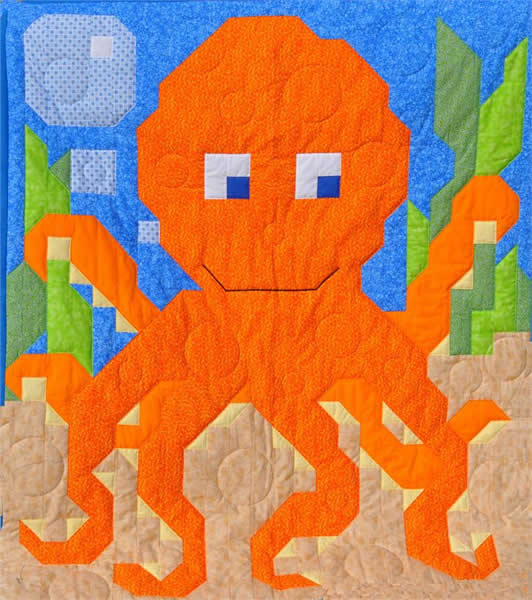 Octopus Quilt CQ-017e - Downloadable Pattern