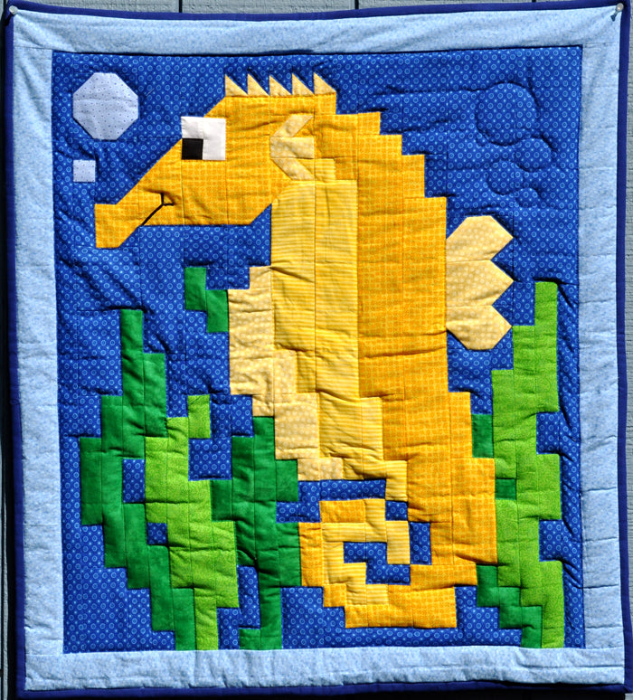 Seahorse Quilt Pattern CQ-019 - Paper Pattern