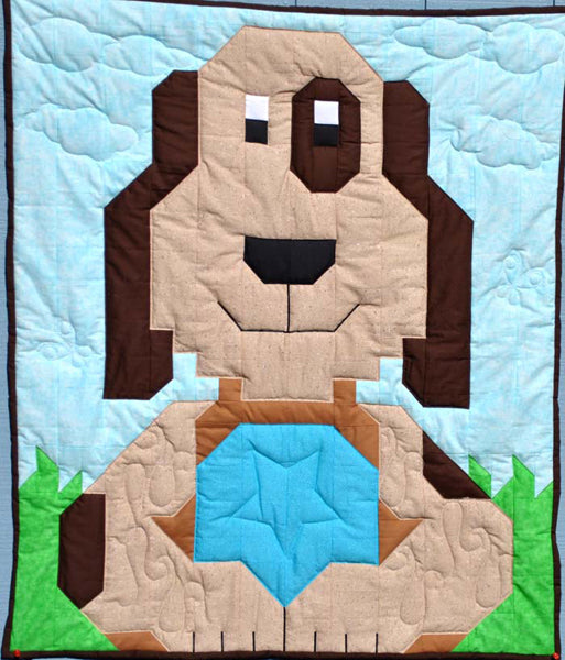 Dog Quilt Pattern CQ-025 - Paper Pattern