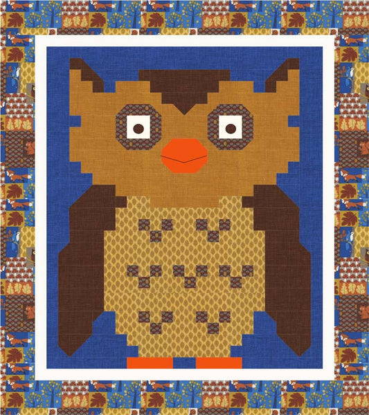 Owl Quilt Pattern CQ-028 - Paper Pattern