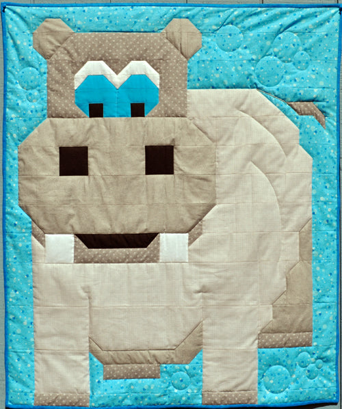 Hippo Quilt CQ-069e - Downloadable Pattern