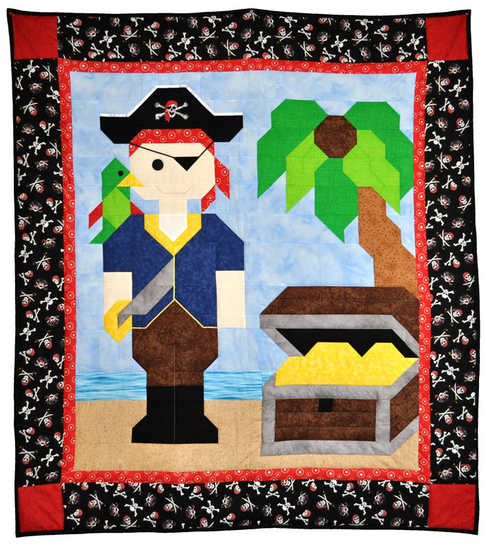 Pirate Quilt Pattern CQ-100 - Paper Pattern