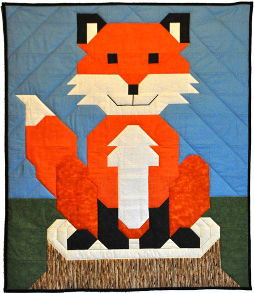 Baby Fox Quilt CQ-107e - Downloadable Pattern