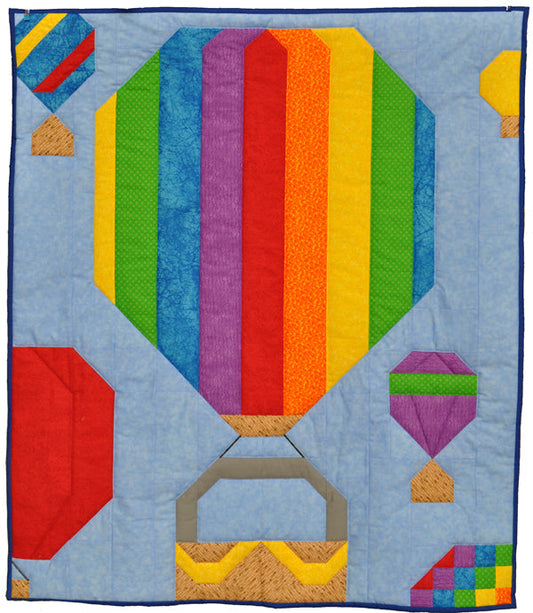 Hot Air Balloon Quilt Pattern CQ-125 - Paper Pattern