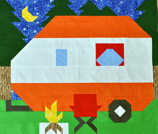 Happy Camper Quilt Pattern CQ-134 - Paper Pattern