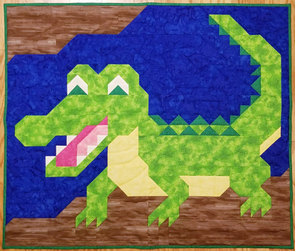 Alligator Quilt CQ-137e - Downloadable Pattern