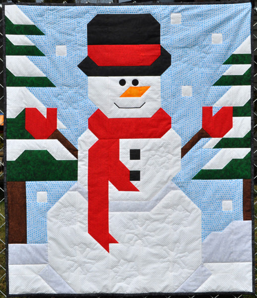 Frosty Friend Quilt CQ-143e - Downloadable Pattern