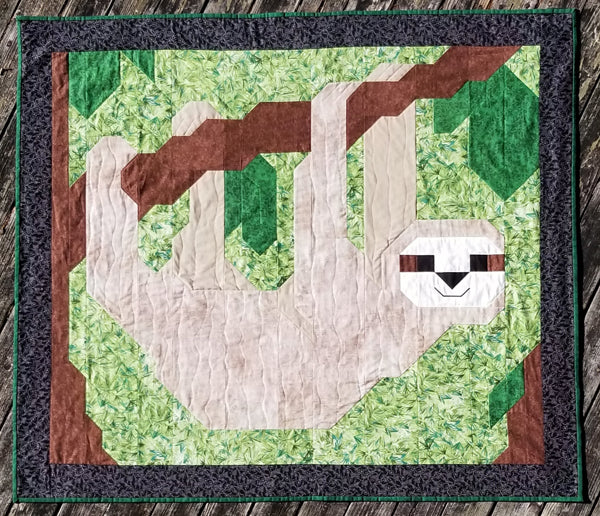 Sloth Quilt CQ-151e - Downloadable Pattern