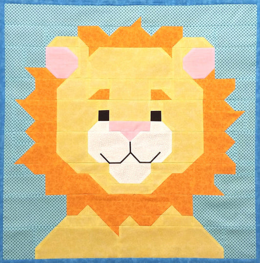 Leo the Lion Quilt CQ-161e - Downloadable Pattern