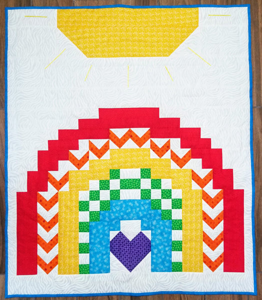 Rainbow Quilt Pattern CQ-180 - Paper Pattern