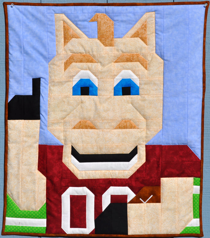 Football Horse Quilt Pattern CQ-F004 - Paper Pattern