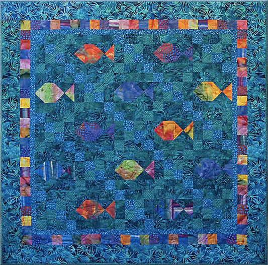 Sea Jewels Quilt CQA-301e - Downloadable Pattern